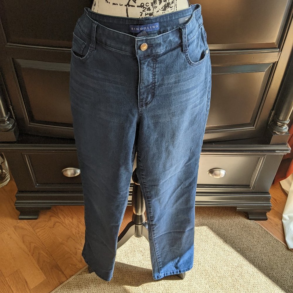 Bandolino Amy jeans size 12 dark blue